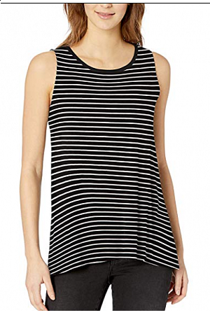 women's Rayon Stripe Swing Rel ...